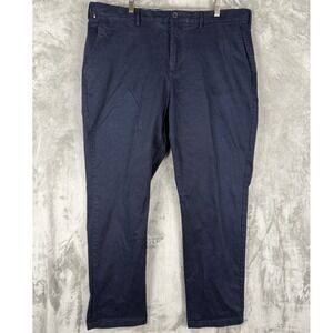 Tommy Hilfiger Men's Straight Fit Chinos Navy Blue Size‎ 38x32